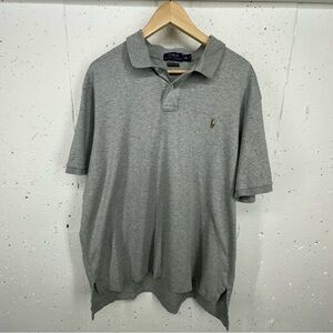 POLO Ralph Lauren Men's XXL Pima Cotton Gray Polo Shirt
